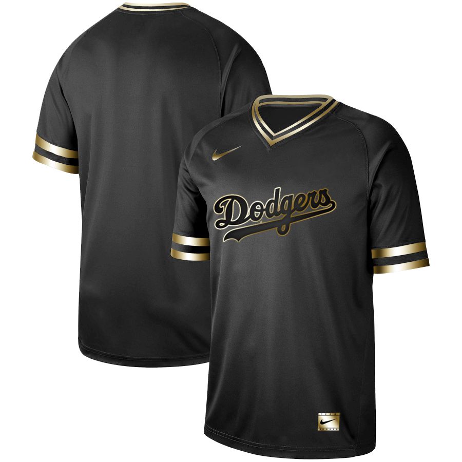 Men Los Angeles Dodgers Blank Nike Black Gold MLB Jerseys->chicago cubs->MLB Jersey